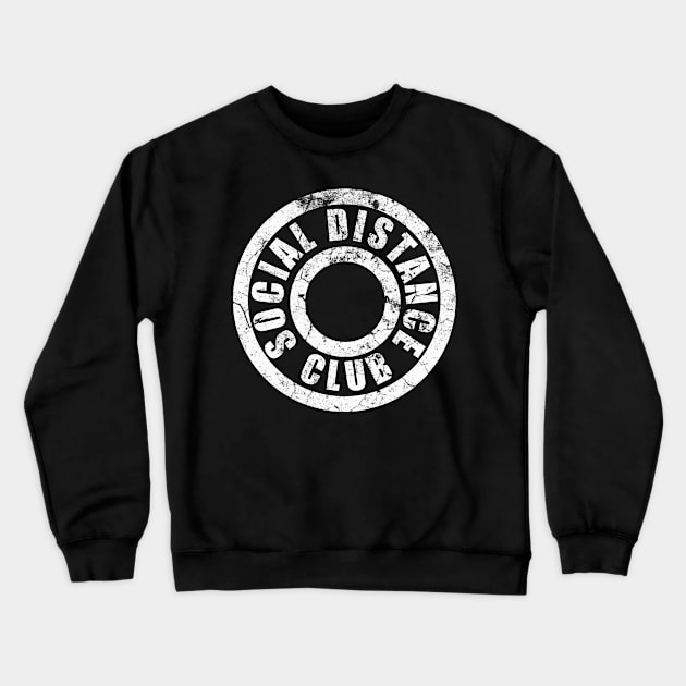 Social Distance Club Crewneck Sweatshirt by livania